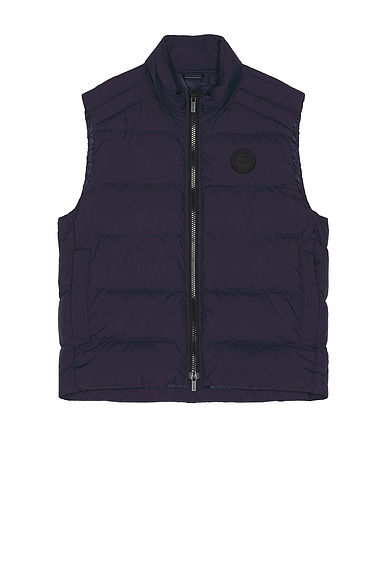 Canada Goose Crofton Vest Enduraluxe in Atlantic Navy
