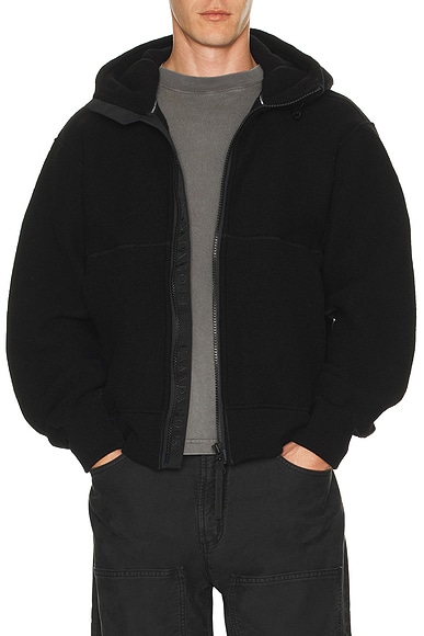Canada Goose Chilliwack Fleece Bomber in Black