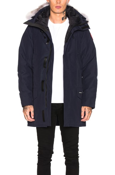 Canada goose men's langford parka admiral blue Clearance