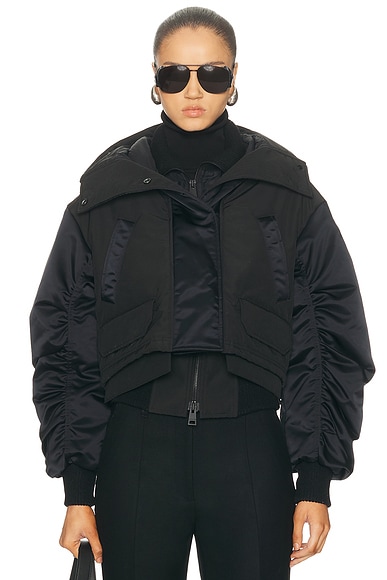 Canada Goose Claremont Bomber Jacket in Black