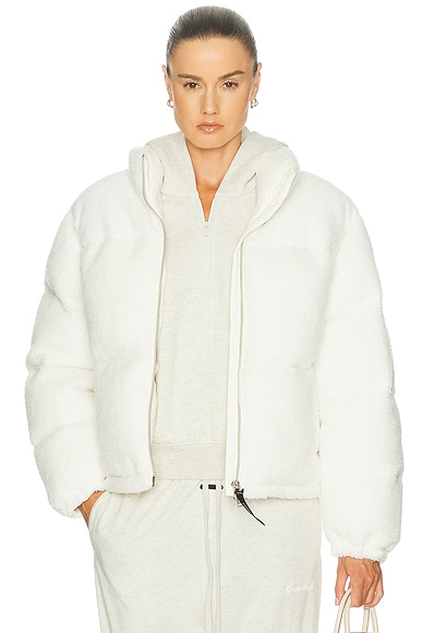 Canada Goose Fallon Puffer Fleece Jacket in Bone