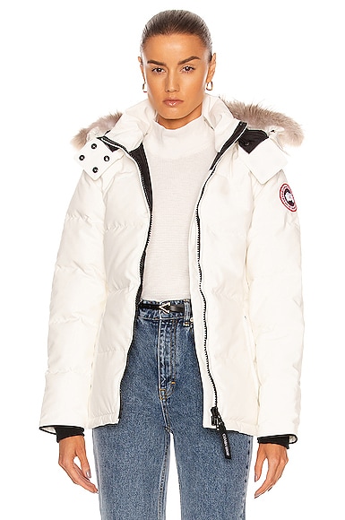 Canada Goose Chelsea Parka in White