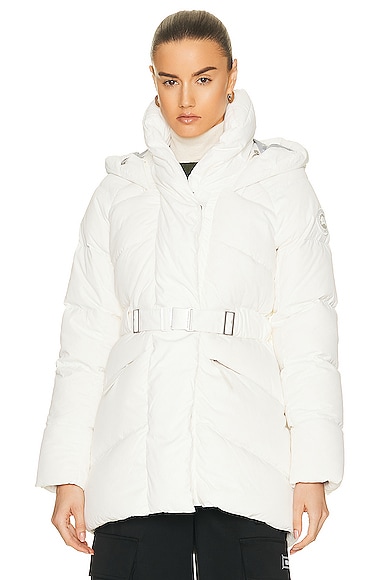 Shop Canada Goose Marlow Coat In Northstar White