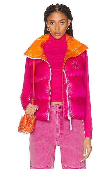 Shop Canada Goose Paola Pivi Atwood Vest In Fuchsia