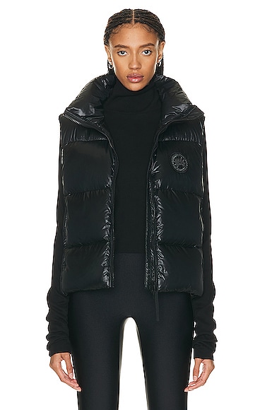 Canada Goose Cypress Cropped Vest in Black