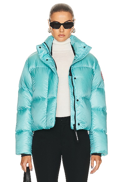 Canada Goose Cypress Cropped Puffer in Blue