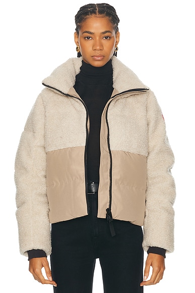 Canada Goose Elora Puffer in Light Tan