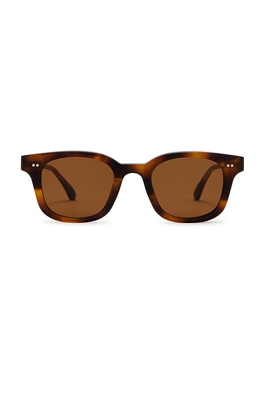 Chimi 02 Sunglasses in Tortoise & Dark Brown