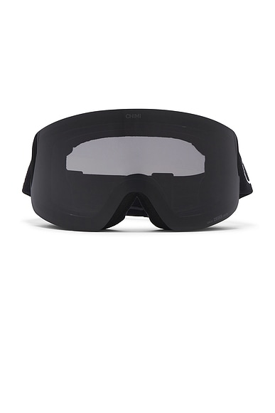 Chimi Ski 01 Sella Ski Goggles in Coal Black & Black
