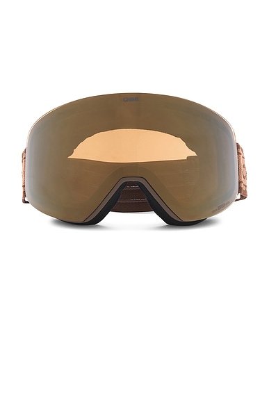 Chimi Ski 02 Cime Ski Goggles in Chestnut Brown & Brown