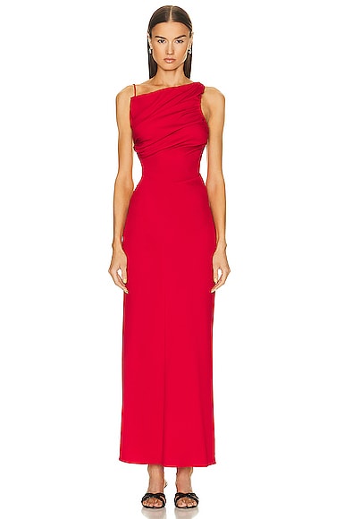Cowl Drape Dress