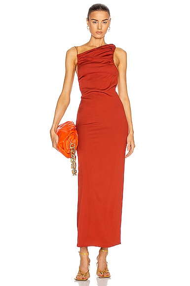 open lace back dress Christopher Esber Skewed Neck Multi Bind Dress