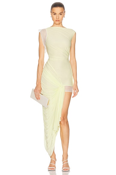 Galathea Asymmetric Long Dress