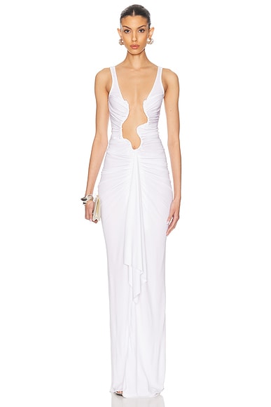 Salacia Jersey Drape Dress