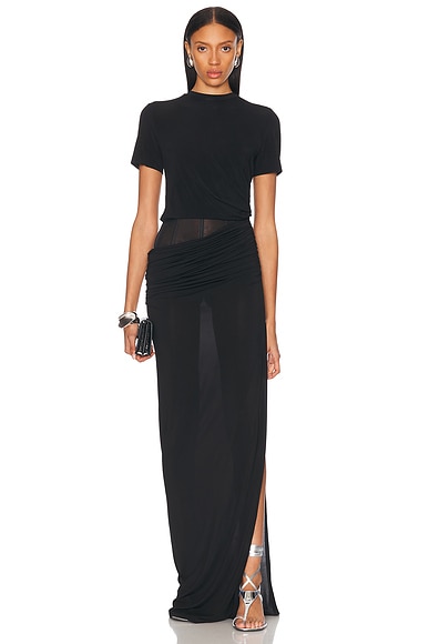 The Row Robi Dress in Black | FWRD The Row Robi Dress in Black | FWRD