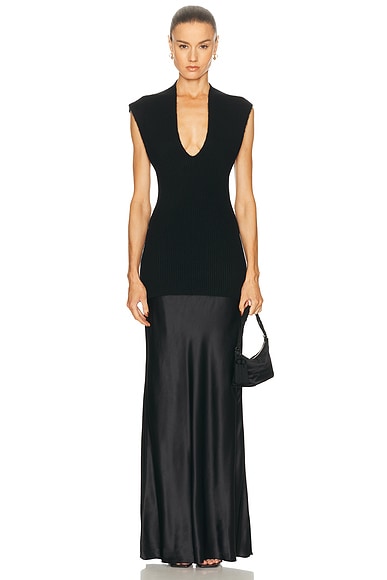 Moulded Scarf Monument Dress