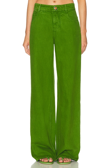 Christopher Esber Relaxed Wide Leg in Cactus
