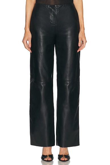 Christopher Esber Redux Leather Trouser in Black