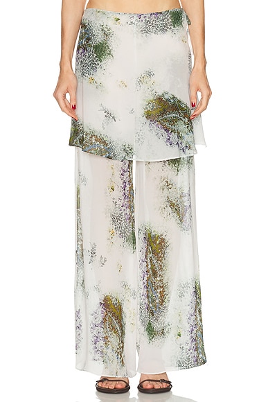 Christopher Esber Absence Sarong Pant in Absence Print