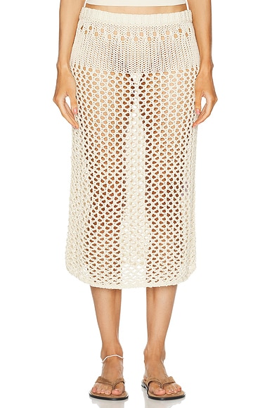 Pointelle Fractus Skirt