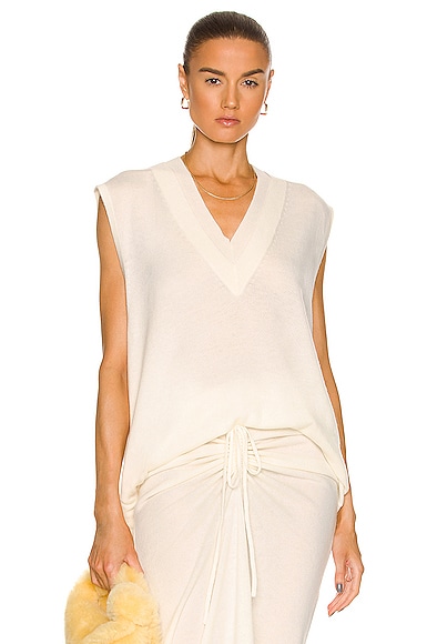 Double Neckline Vest Top