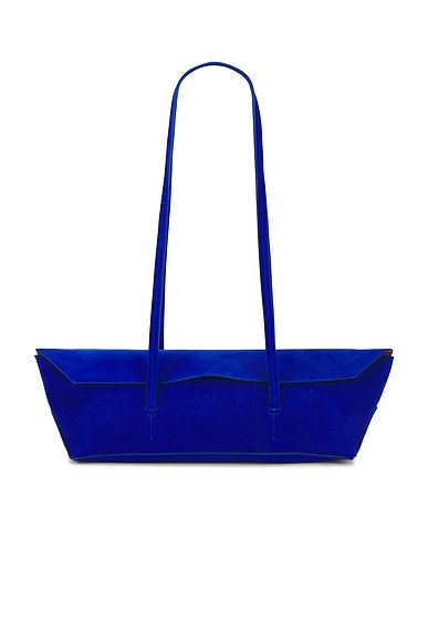 Christopher Esber Gondola Suede Mini Tote Bag in Yves Blue