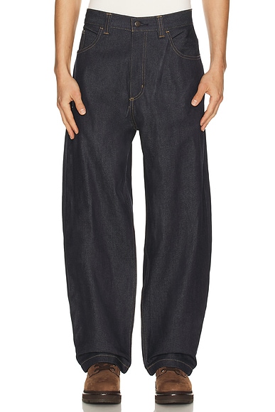 Carhartt WIP Brandon Pant in Blue Rigid