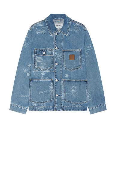 Calvin Klein Est. 1978 Trucker Denim Jacket in Tough Blue FWRD