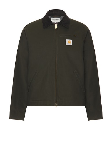 Carhartt WIP Detroit Jacket in Olive & Black