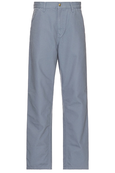 Carhartt WIP Single Knee Pant in Dove Grey Rinsed