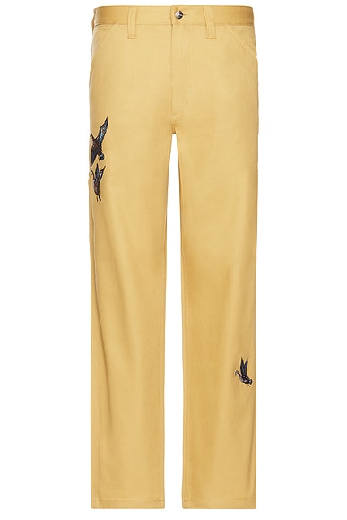 Carhartt WIP Ducks Single Knee Pant in Bourbon | FWRD