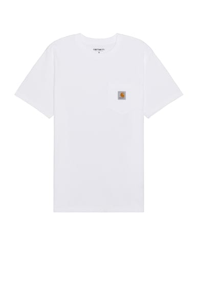 Carhartt WIP Short Sleeve Pocket T-shirt in White