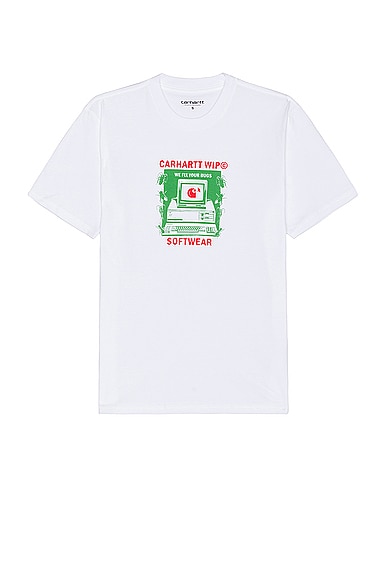 Carhartt WIP Short Sleeve Fixed Bugs T-shirt in White
