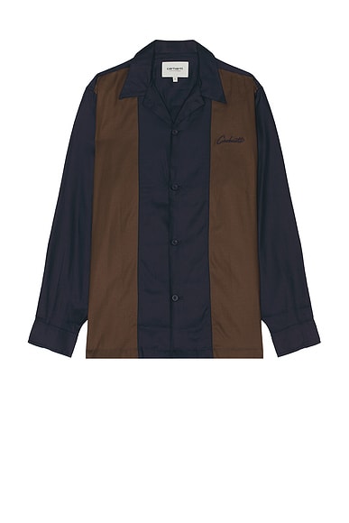 Funnel Neck Half Zip Pullover W/ Engineered 4 Bar In Color