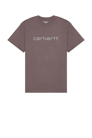 Carhartt WIP S/S Rivet Script T-Shirt in Manta