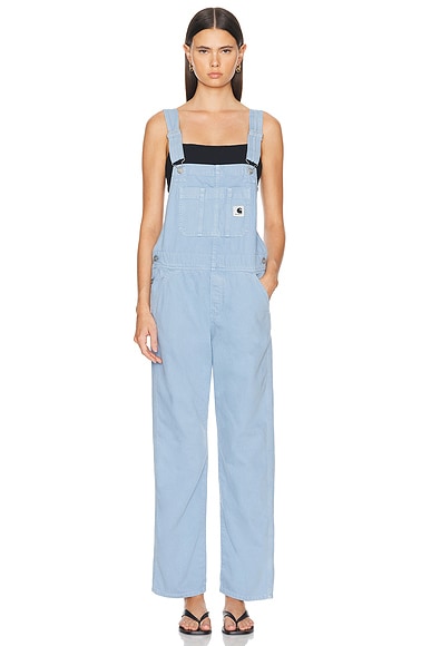 Carhartt Garrison Bib Overall In Frosted Blue