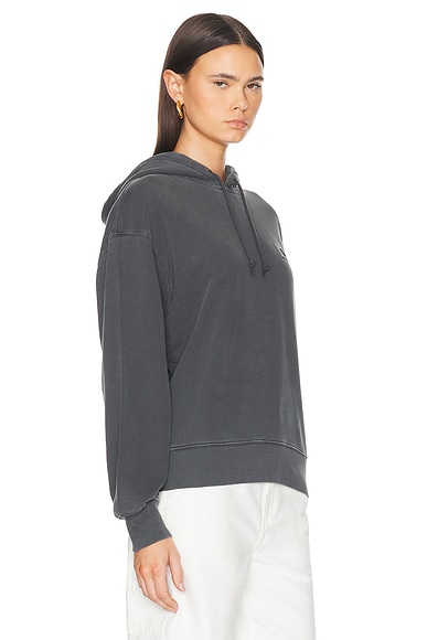 Shop Carhartt Hooded Nelson Sweatshirt In Charcoal