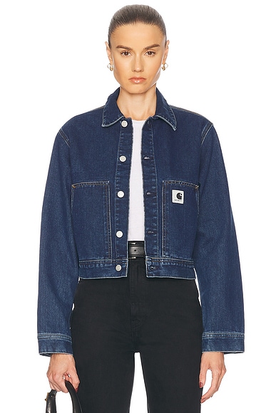 Carhartt WIP Arca Jacket in Blue Stone Washed
