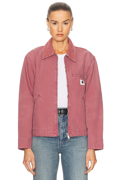 Carhartt WIP OG Detroit Jacket in Dusky Pink