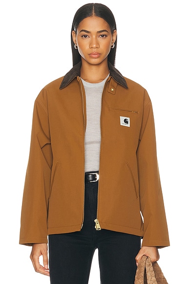 Carhartt WIP Clark Jacket in Hamilton Brown & Tobacco