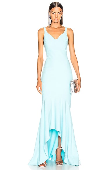 cinq a sept red sade gown