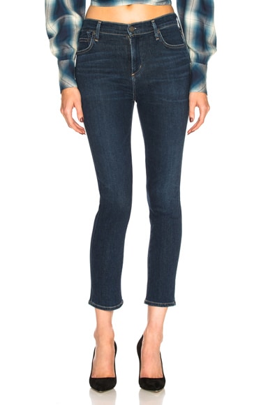 citizens of humanity rocket crop black