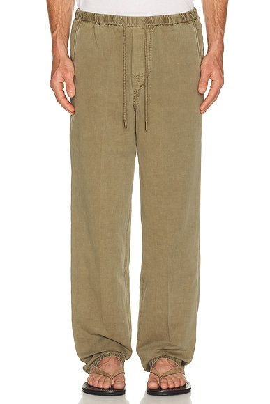 Relaxed Drawstring Pull On Pants