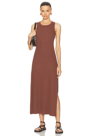 Shop Citizens Of Humanity Isabel Tank Dress In Mink