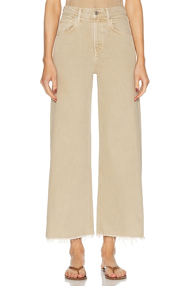 Citizens of Humanity Lyra Crop Wide Leg in Porcini