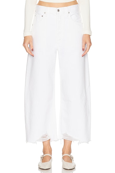 Ayla Undone Hem Crop Jeans