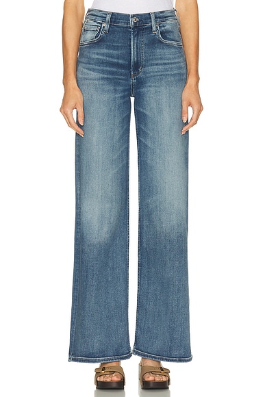 Citizens of Humanity Lyra Wide Leg Jeans in Cooper