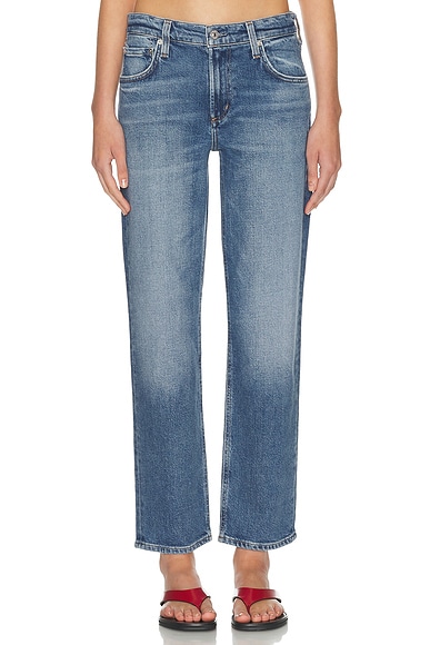 Citizens of Humanity Anissa Low Rise Straight Jeans in Alma