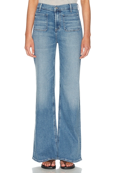 Citizens of Humanity Kimberly Patch Pocket Flare Jeans in Adore