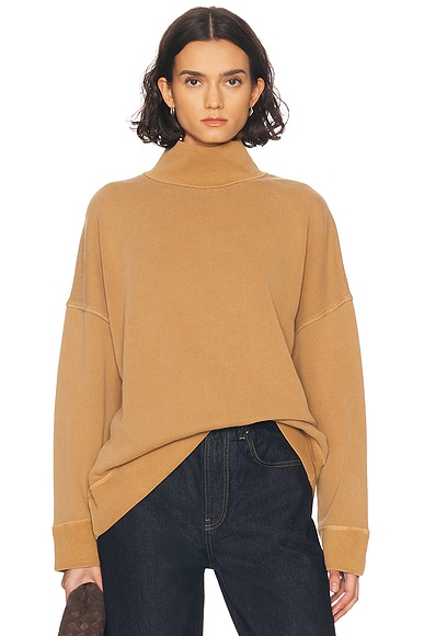 Cara Fleece Turtleneck Pullover